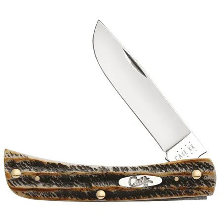 Case XX Sod Buster Jr. Skinner Blade 6.5 Bonestag Jigger Handle - 65310