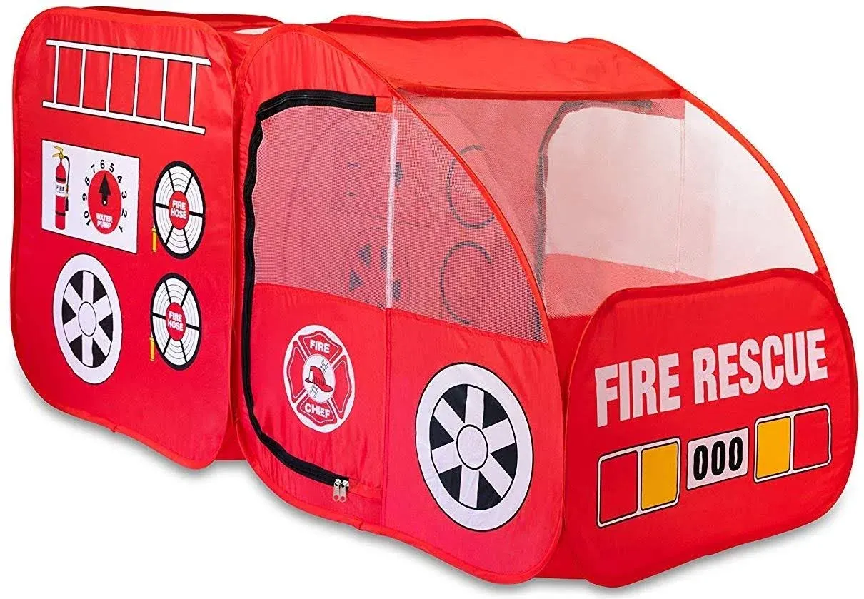 Fire Truck Tent for Kids | Firetruck Play Tents with Sirens and Fireman Sound...