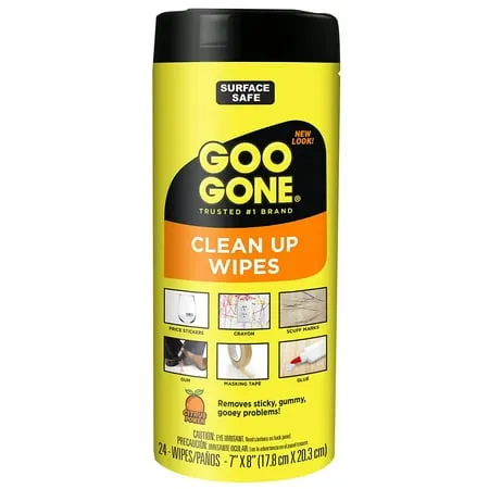 Goo Gone Tough Task Wipes - 24 wipes