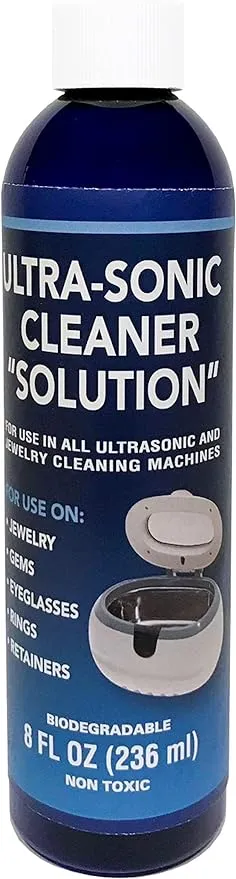 Ultrasonic Jewelry Cleaner - Cleaning Solution for Gold Platinum Diamonds and...