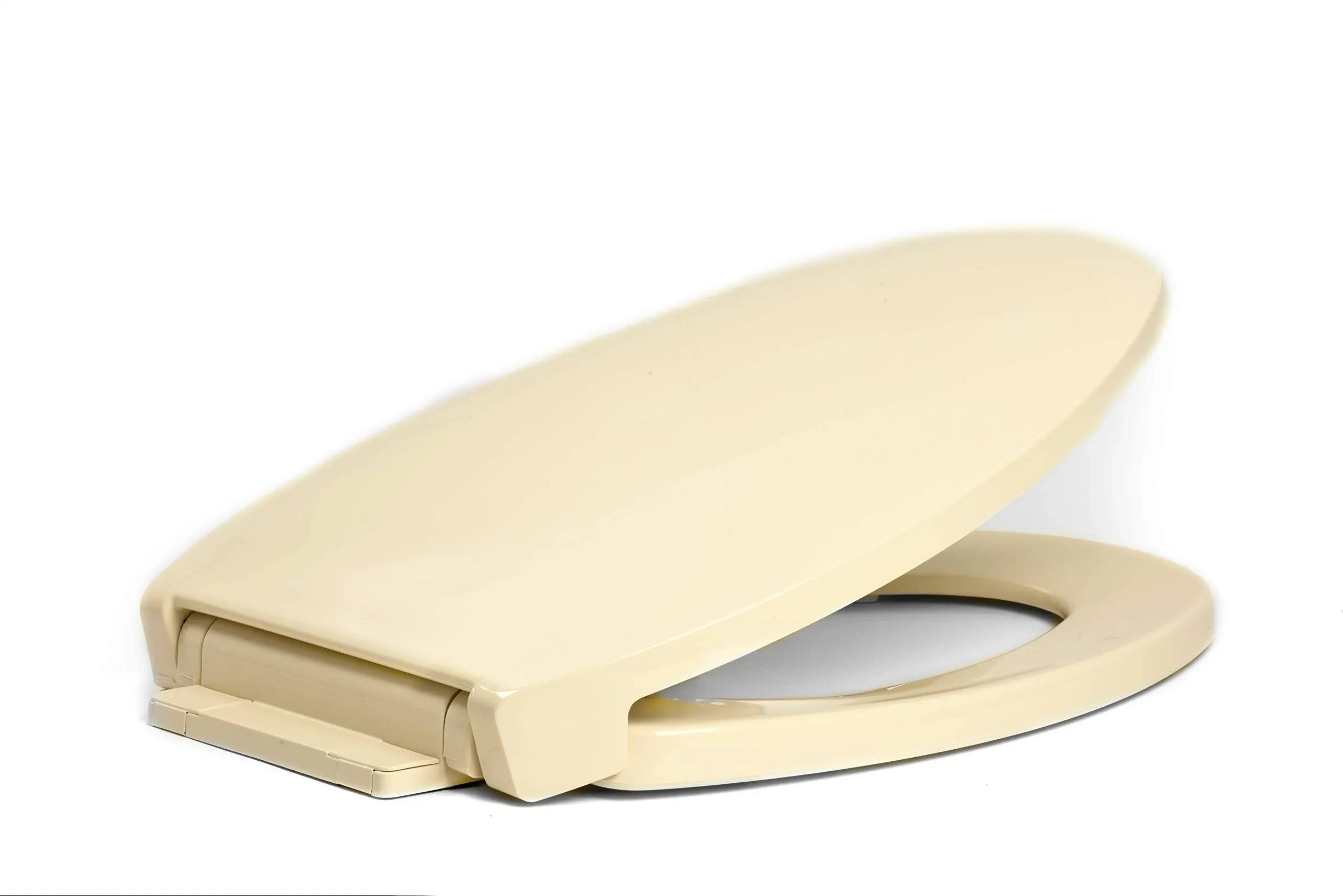 Centoco 1700SC-106-A Plastic Elongated Slow-Close Toilet Seat Bone