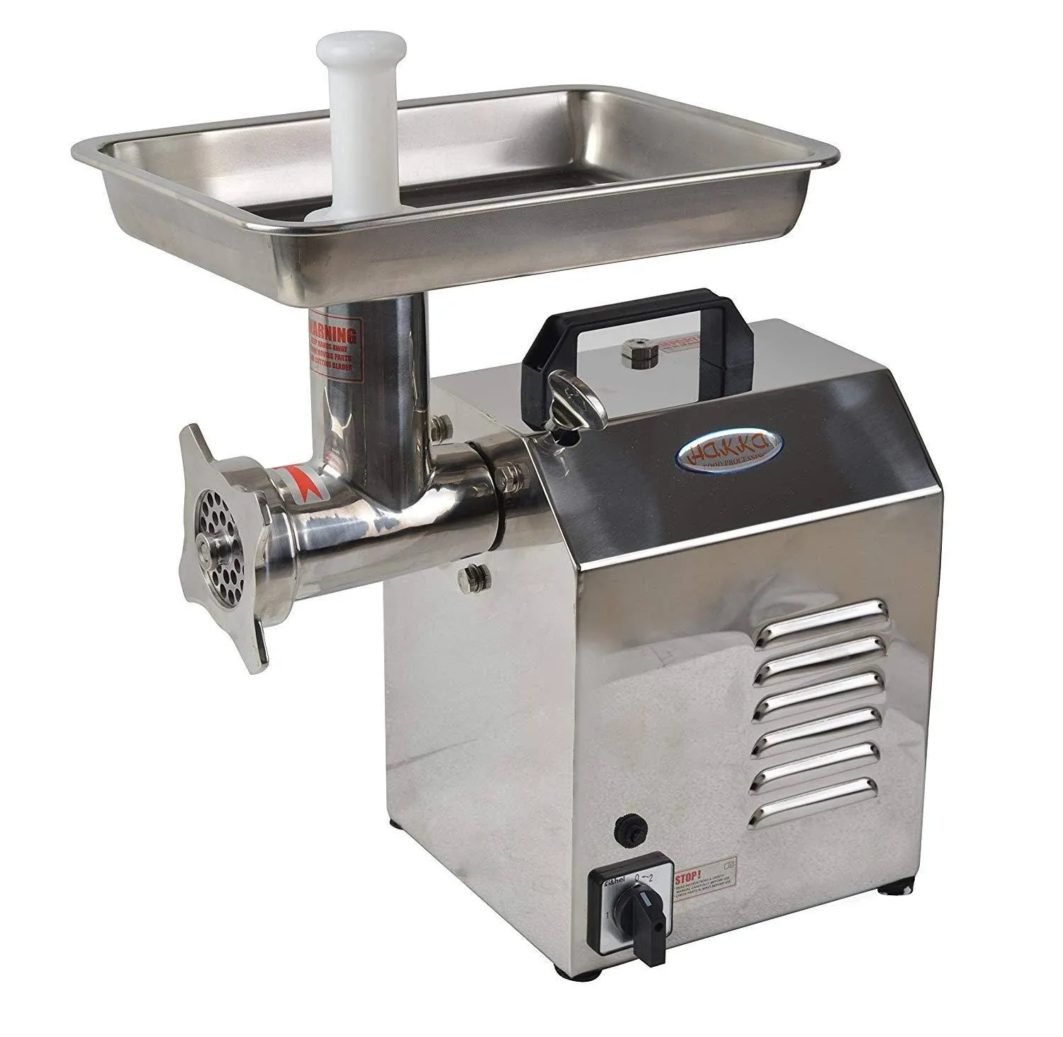 Hakka Brothers TC Series Commercial Stainless Steel Electric Meat Grinders TC8