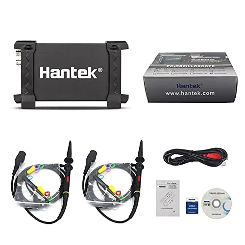 Hantek 6022BE USB Oscilloscope 20MHz Bandwidth 2 Channels 48MSa/s