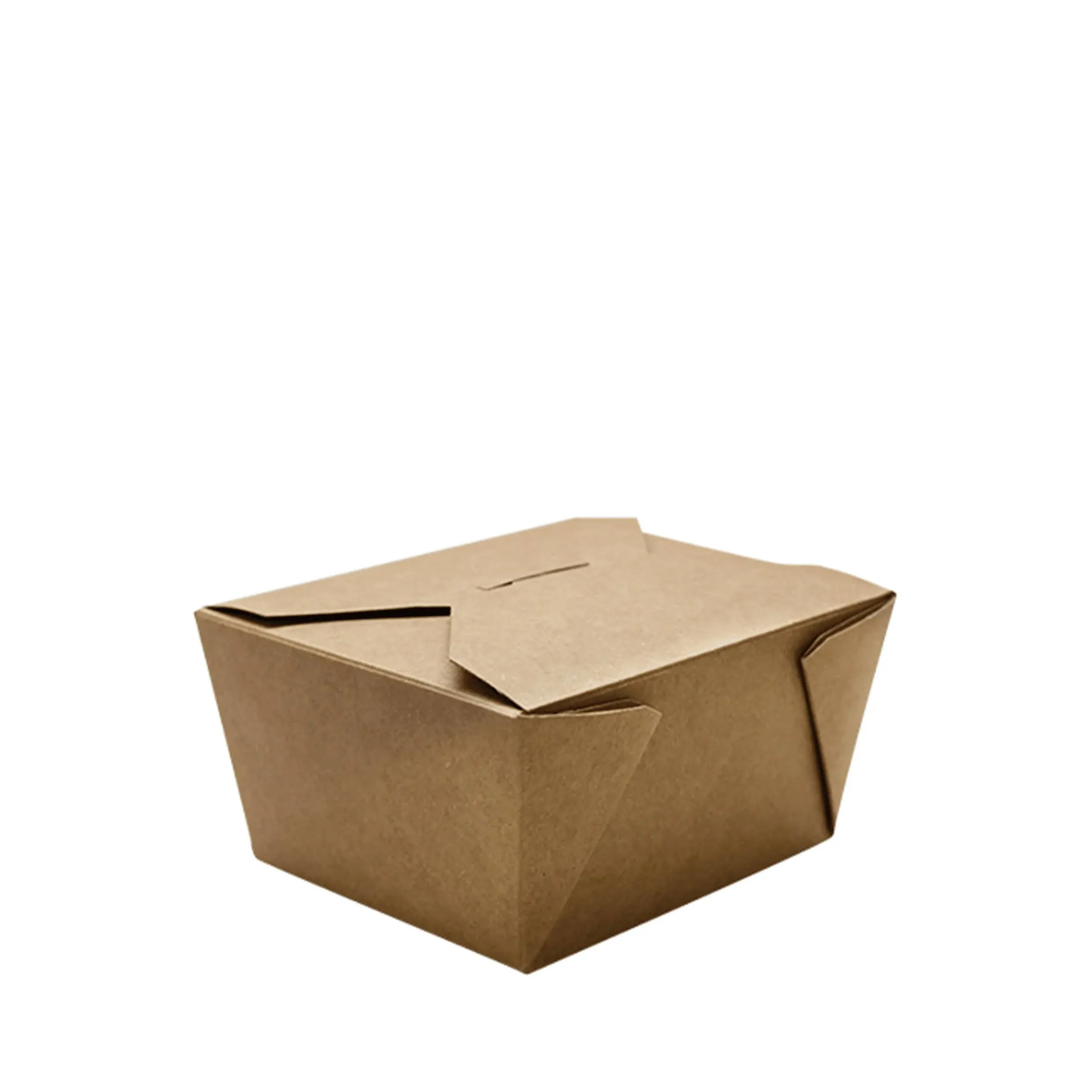 30 fl oz Fold-To-Go Box #1, Kraft - 450 pcs