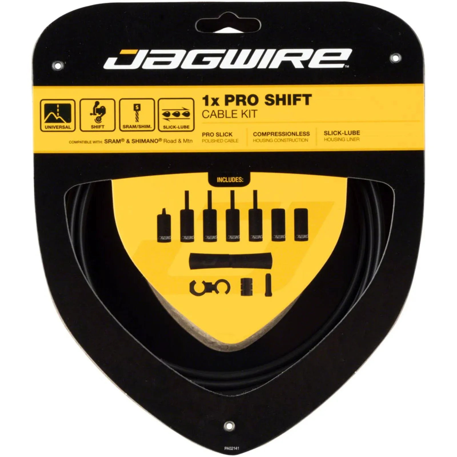 Jagwire 1x Pro Shift Kit Road/Mountain SRAM/Shimano, Ice Gray