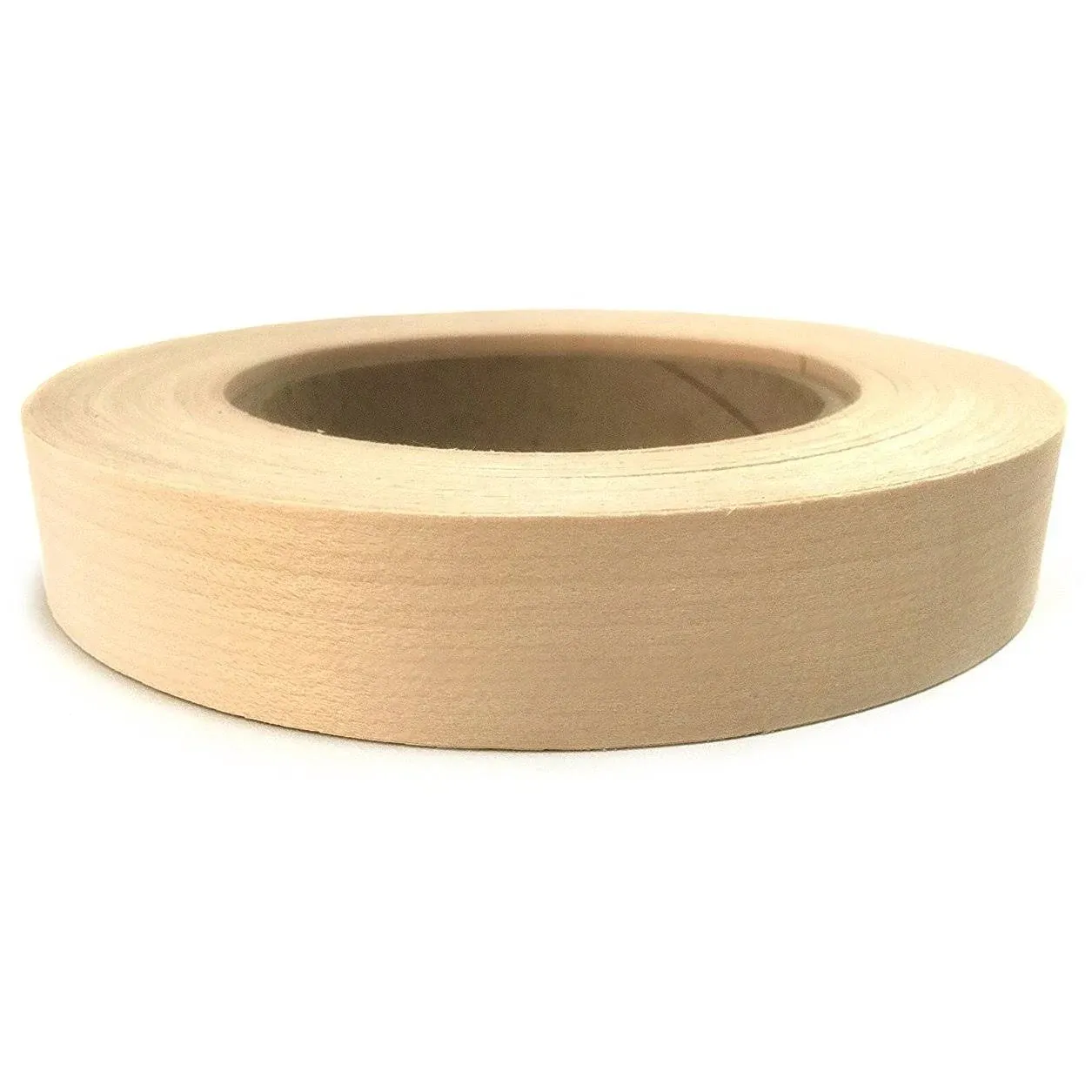 Edge Supply Birch Preglued 1 1/2" X 50' Roll, Wood Veneer Edge Banding, Flexible Wood Tape, Easy Application Iron On with Hot Melt Adhesive. Smooth Sanded Finish. High Quality. Made in USA.