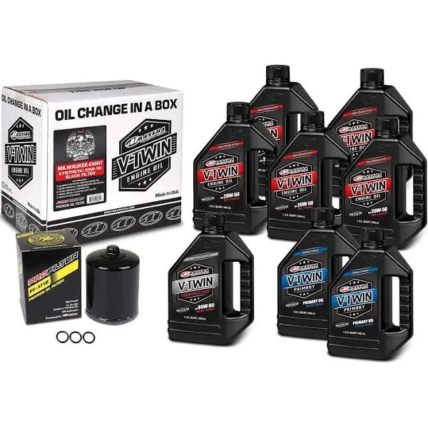 Maxima 90-129018PB M-Eight Oil Change Kit - Black