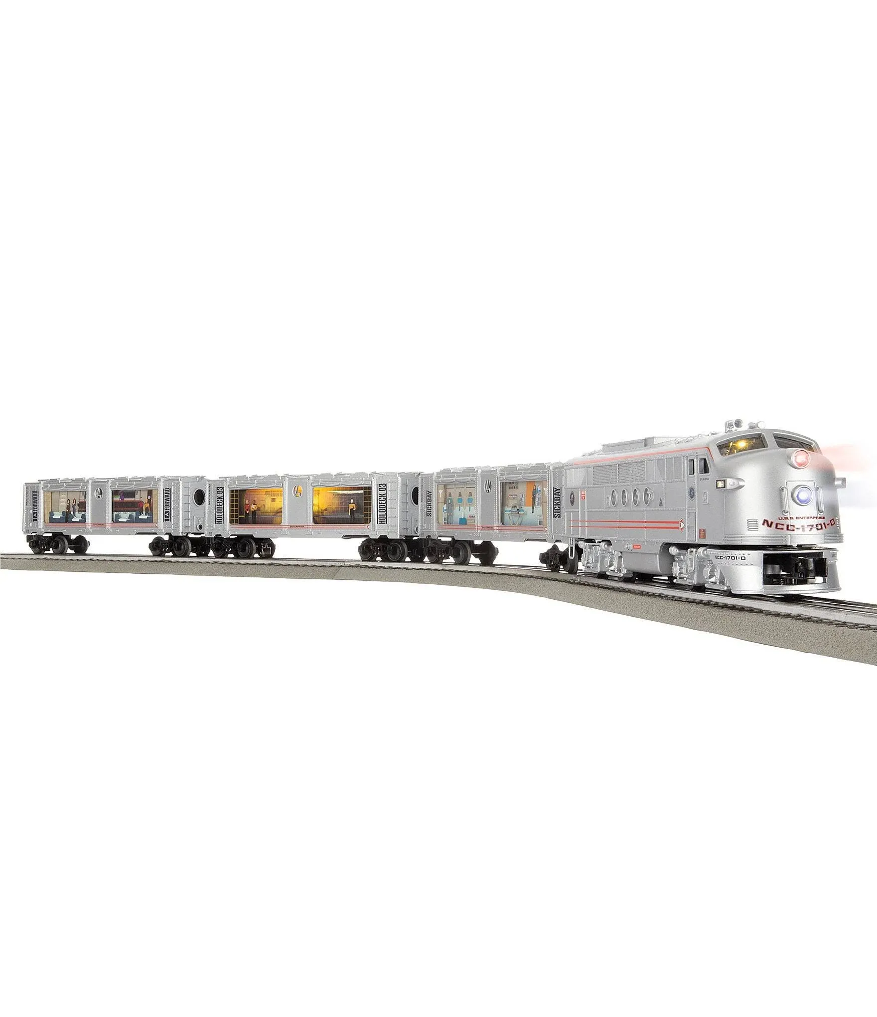 LIONEL STAR TREK LIONCHIEF FULL TRAIN SET O GAUGE NCC 1701 Space 2023130 NEW