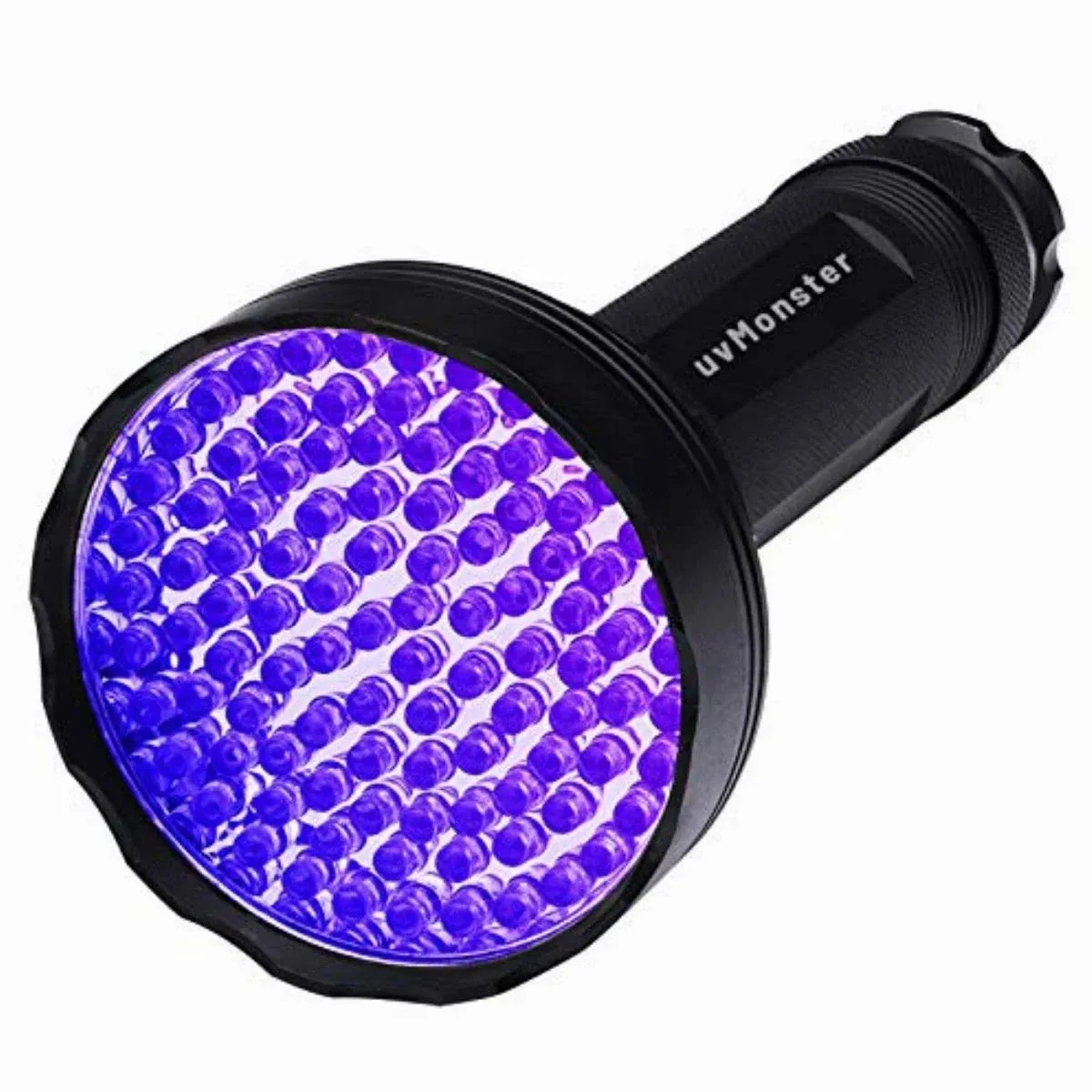 uvMonster Raincol UV Blacklight Flashlight, Super Bright 100 LED Pet Dog Cat ...