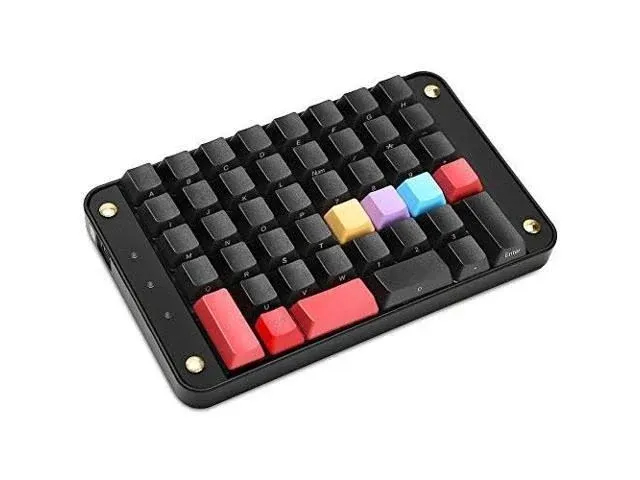 Koolertron 44 Keys Programmable Mechanical Keyboard with OEM Gateron Red Switch