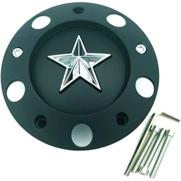 KMC XD Series Center Cap XD775 Rockstar Car Matte Black FWD 371l152yb001