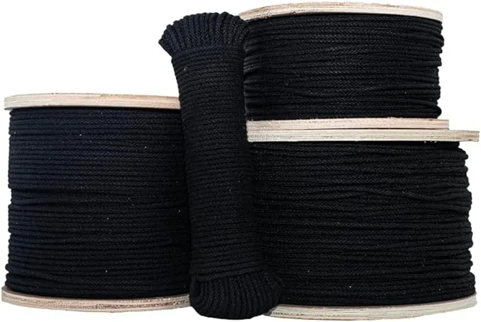 Sgt Knots Unglazed Cotton Tie Line - Multipurpose Polyester Core for Theatrical ...