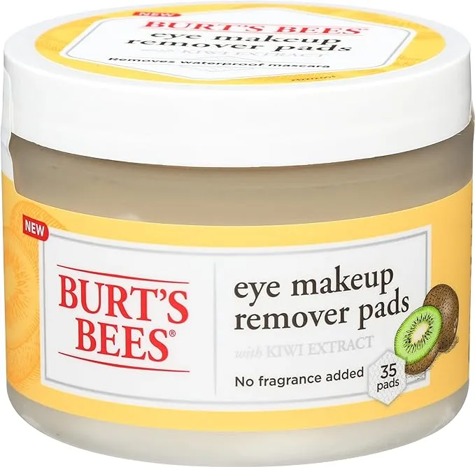 Burt's Bees Eye Makeup Remover Pads, with Kiwi Extract - 35 pads