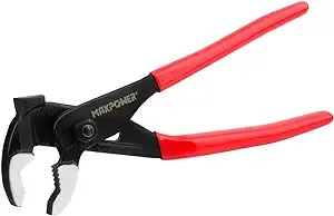 MAXPOWER 10 Inch Water Pump  Plumbing Pliers With Hammer Head Quick Adjust