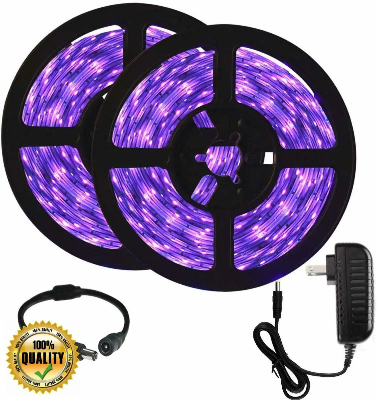 Onforu 32.8ft LED Black Light Strip Kit