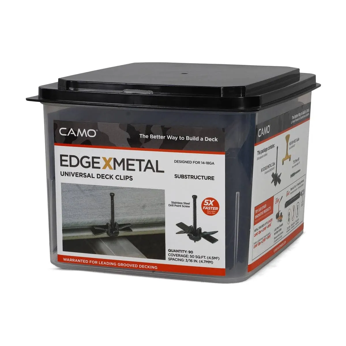 CAMO EDGEXMETAL Clip Hidden Deck Fasteners (450 ct)