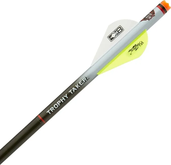 Trophy Taker T2232 Trophy T Shrink - Fletch - White Tube / 2 Neon Yellow - T2232