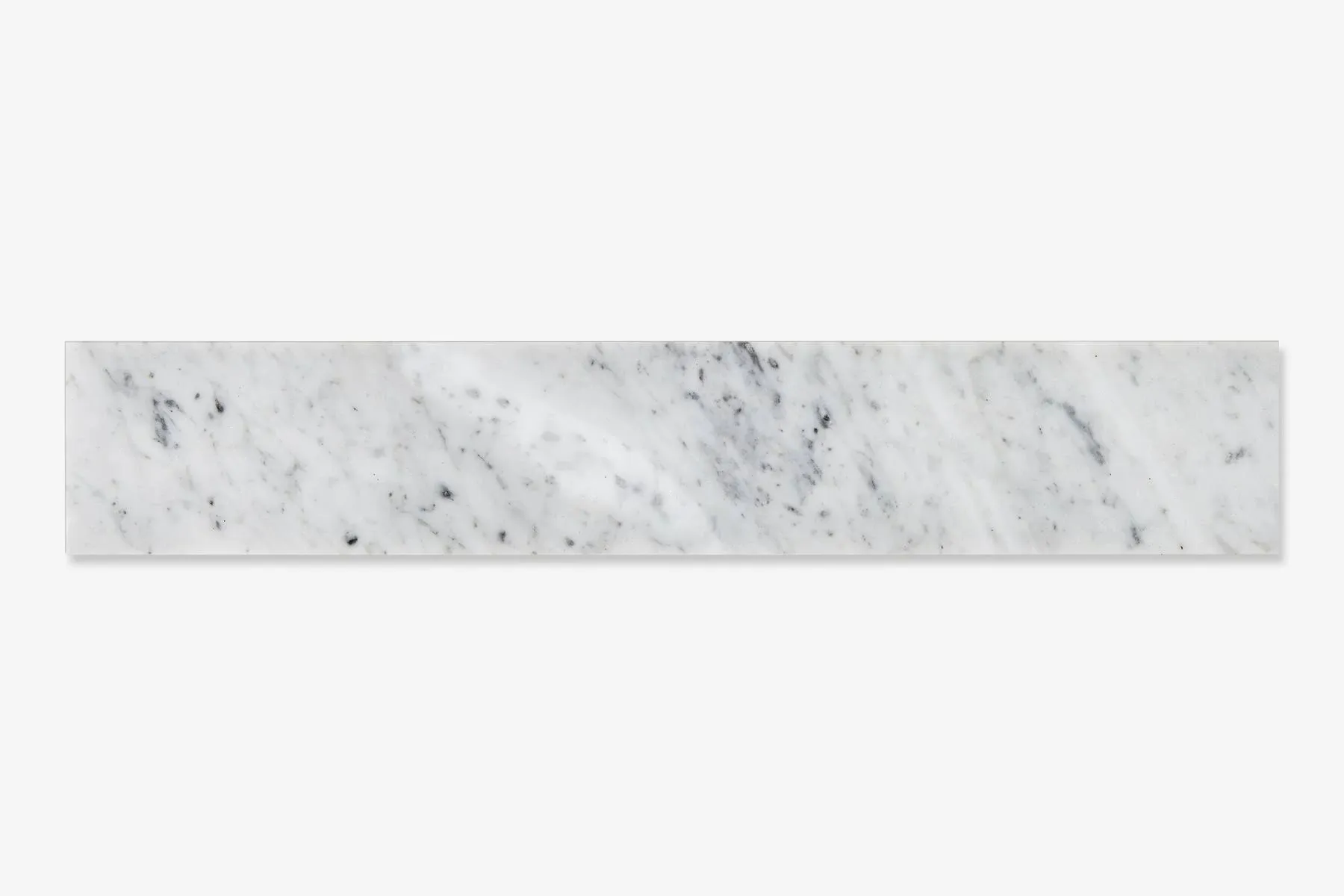 Ariel AL-CW-SIDESPLSH Ariel 21-3/16" Marble Vanity Side Splash - White