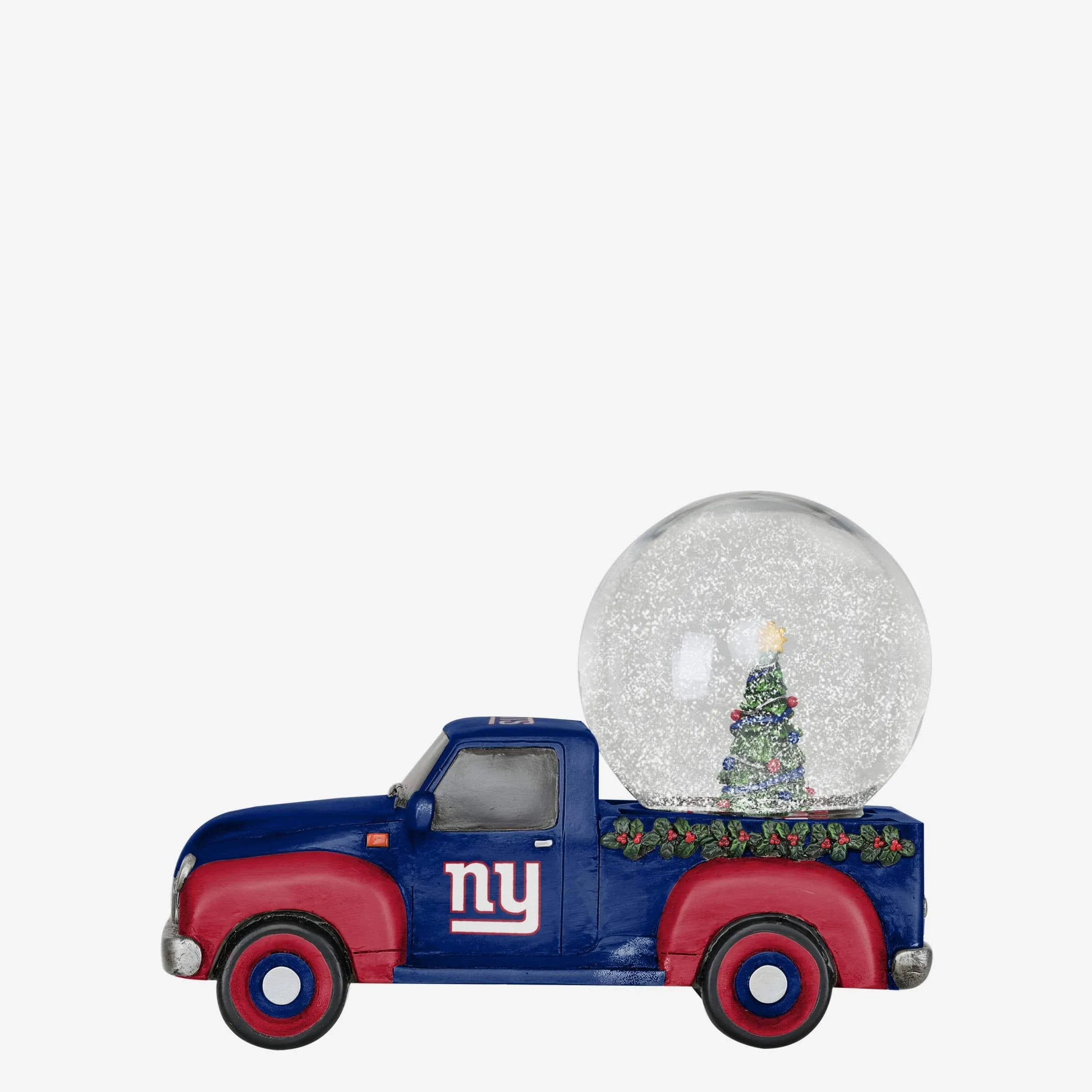 New York Giants NFL Pickup Truck Snow Globe