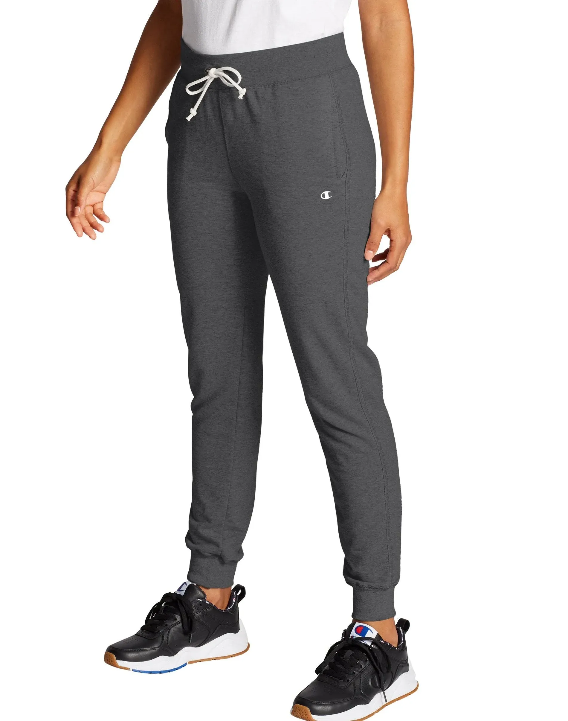 Champion Women's French Terry Jogger Pants Granite Heather / Xs