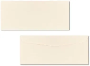 Classic Crest #10 Envelope, 4 1/8 x 9 1/2, Baronial Ivory, 500/Box