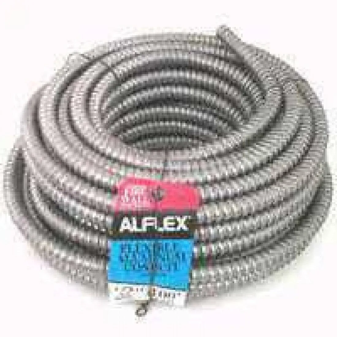 Southwire FO3750050M Alflex Flexible Conduit, 3/8 in, 50 ft L, Aluminum