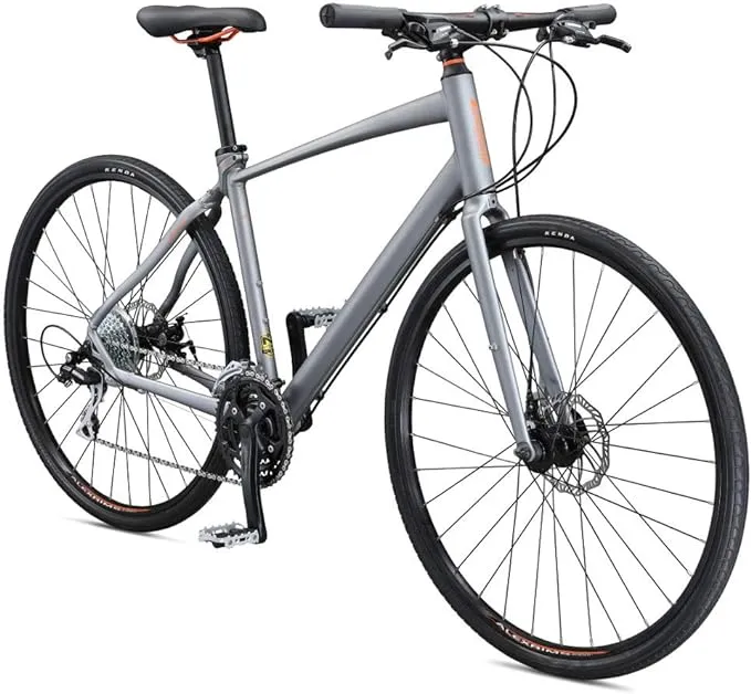 Schwinn Vantage Mens/Womens Sport Hybrid Bike, 18-24 Speed Drivetrain, Aluminum Frame, Flat Bar, Disc Brakes, Smooth Ride Technology, Multiple Colors