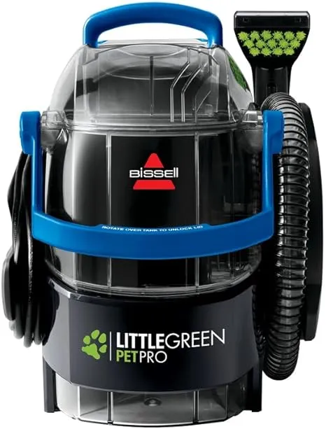 BISSELL - Little Green Pet Pro Corded Deep Cleaner - Cobalt Blue/Titanium