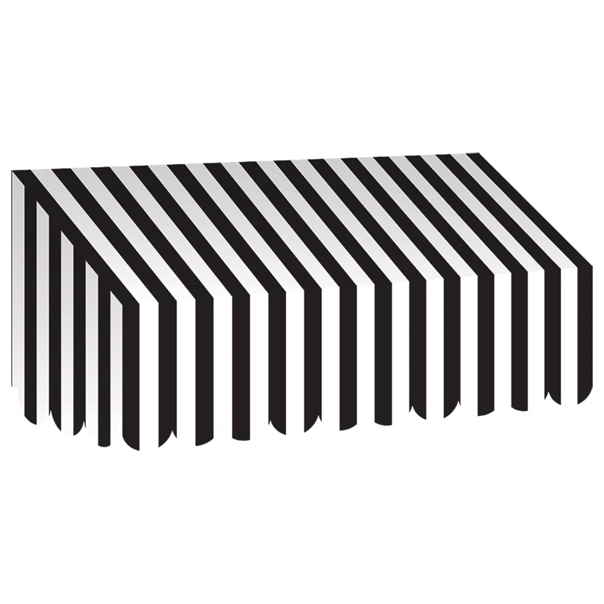 Teacher Created Resources Black & White Stripes Awning (TCR77505)