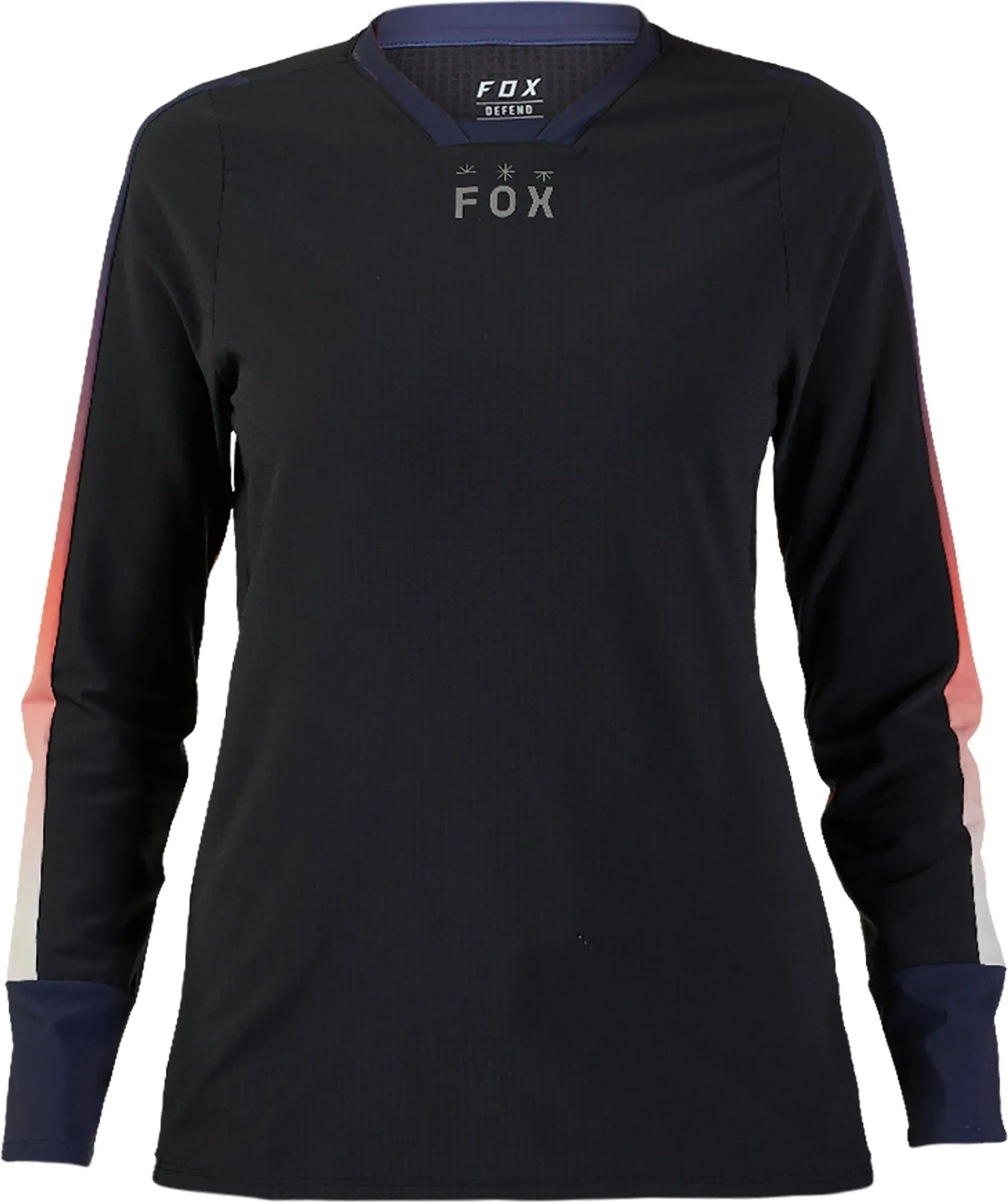 Fox Racing Women's Defend Thermal Jersey in Black Lunar - Size: Large