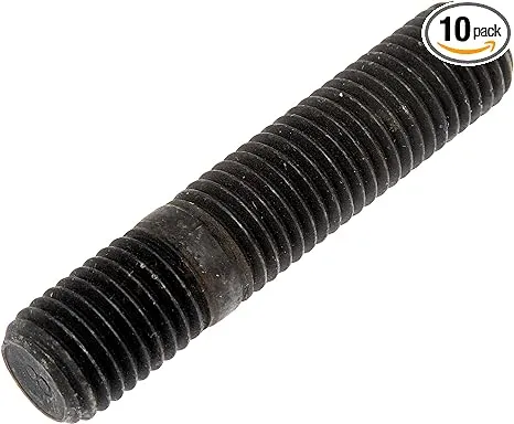 Dorman 610-0460.10 Black Double Ended Carbon Steel Lug Studs