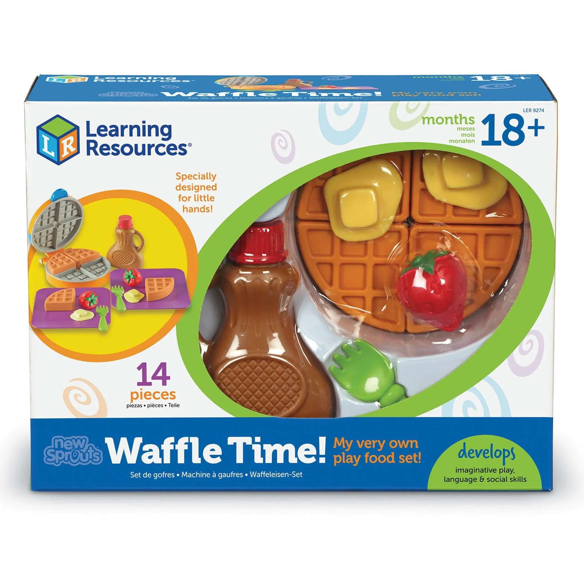 Games Kids - Learning Resources New Sprouts Waffle Time! Toys New LER9274