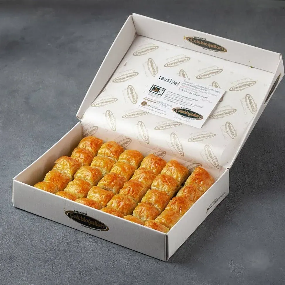 Celebiogullari Antep Pistachio Baklava with Less Syrup - Dry Baklava with Natural Ingredients -1000g