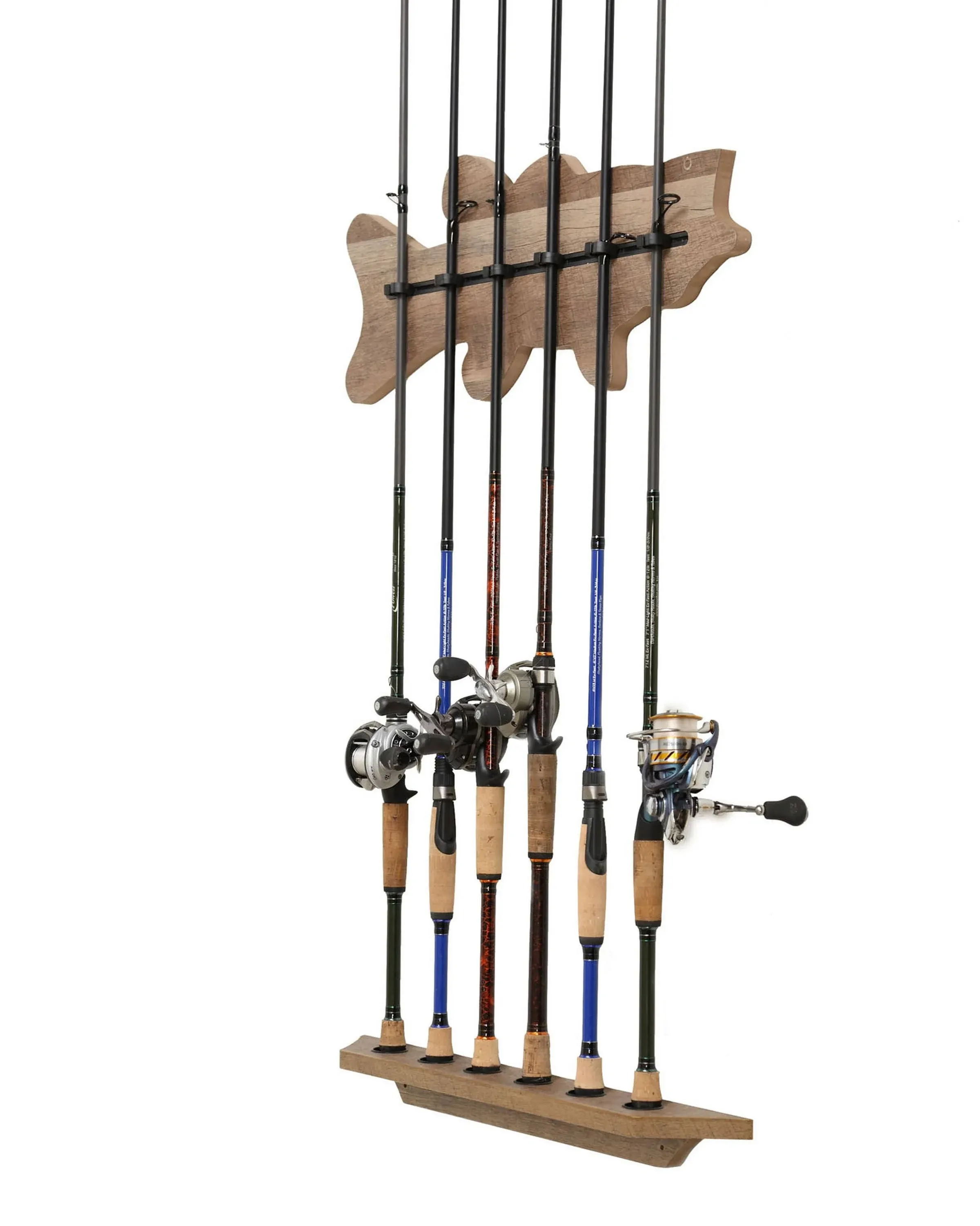 Old Cedar Outfitters Distressed Bass Wall Rack