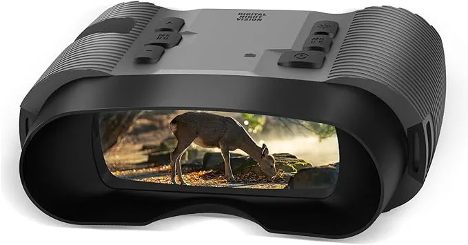 ACPOTEL Night Vision Binoculars - Night Vision Goggles Infrared Goggles for Adult, 3'' Large Screen Infrared Goggles Binoculars with 32GB Memory Card & Rechargeable Lithium Battery