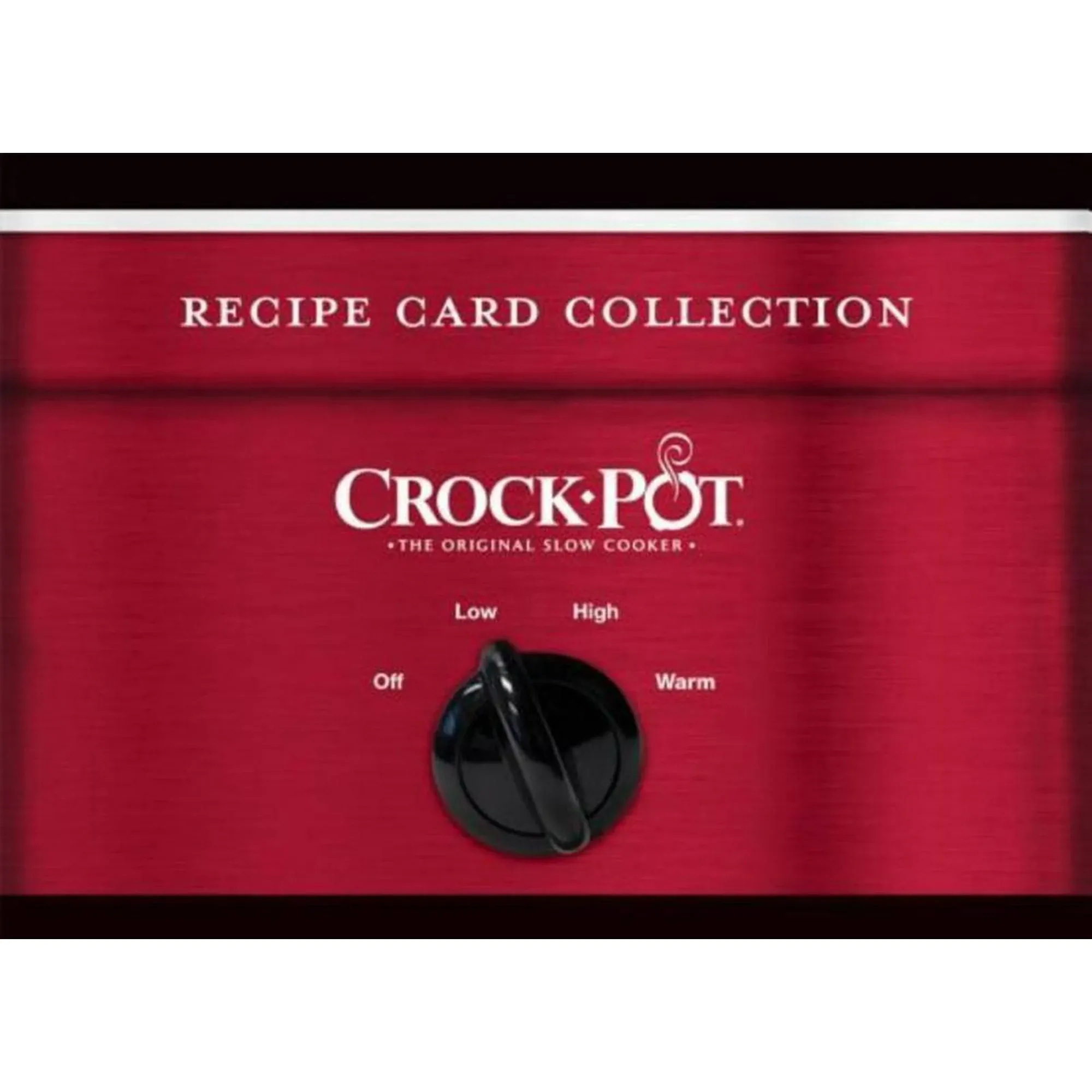 Crockpot Recipe Card Collection Tin (Red) by Publications International Ltd.