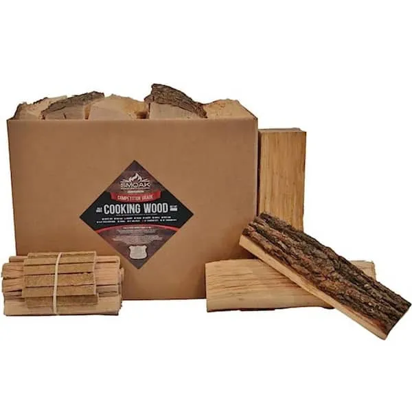 Smoak Firewood Red Oak 12in logs(45lbs)USDA Certified Cooking Wood & Firewood ...