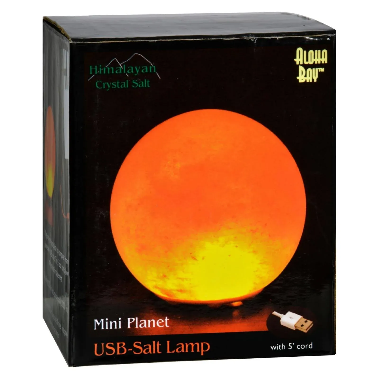 Himalayan Salt - Mini Planet Salt Lamp - USB - 3 in