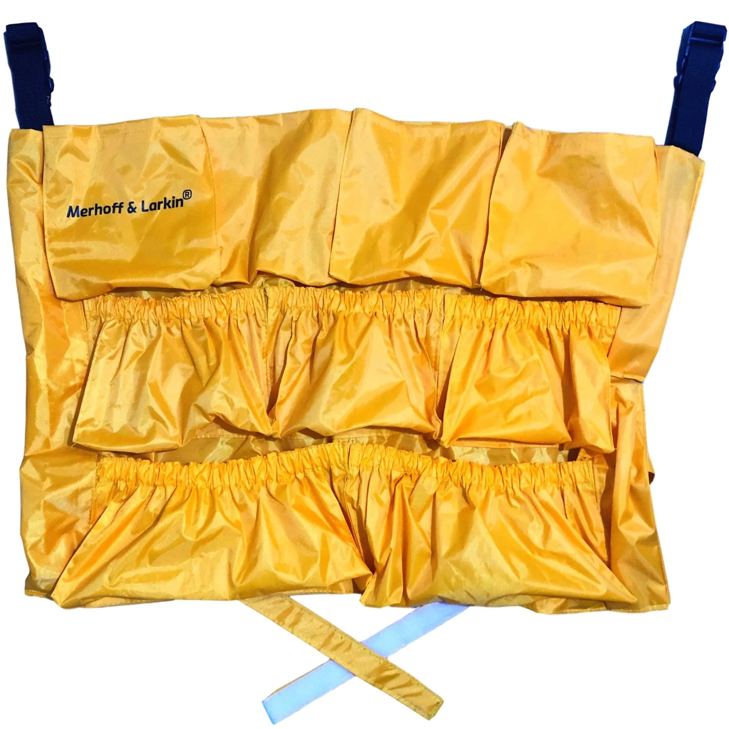 Yellow Trash Can Caddy Bag for Garbage Bins | Brute Compatible | Fits 32 - 50 ...