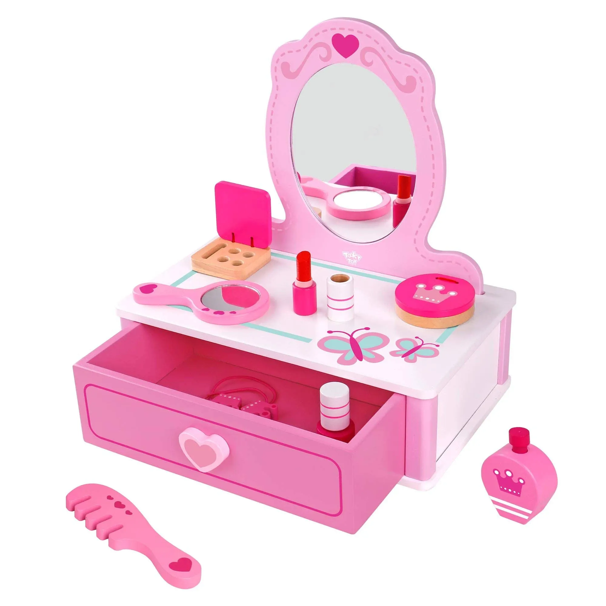 Fat Brain Toys Pretend & Play Makeup Station Toy