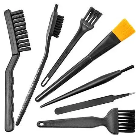 Computer PC Keyboard Laptop Electronics Camera Small Cleaning Brush Kit (Black ...