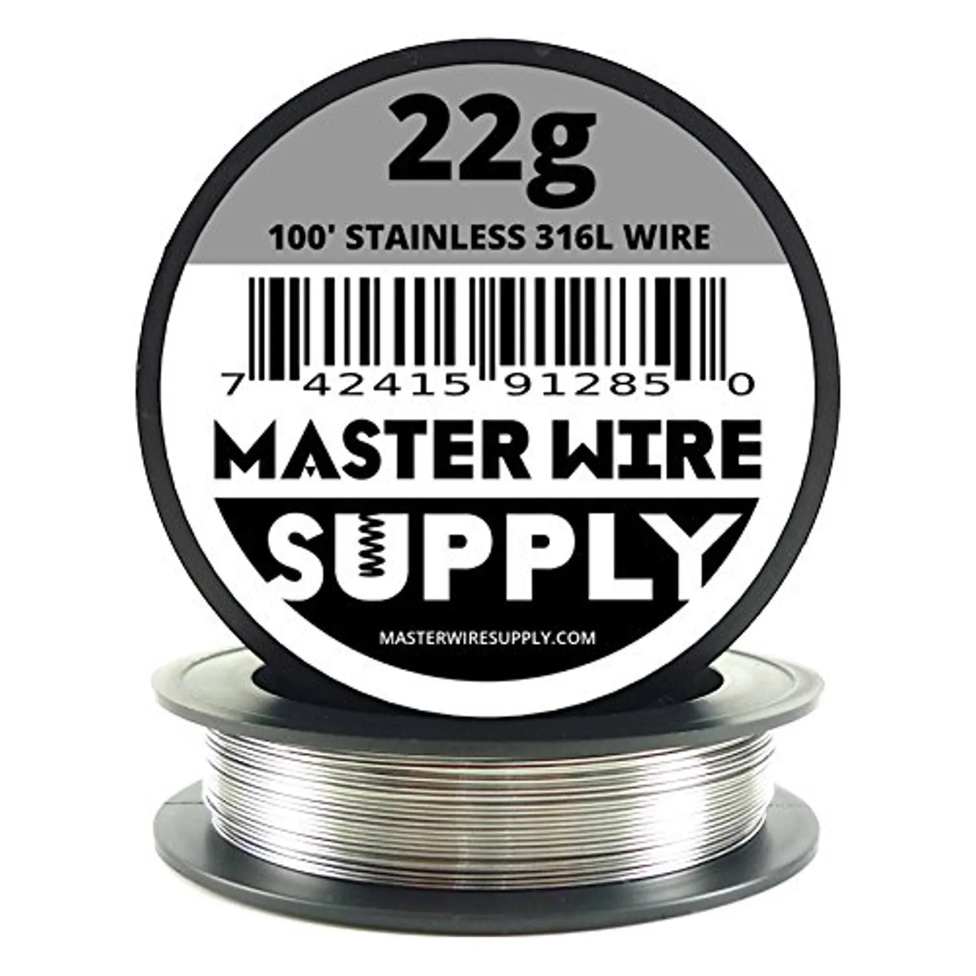 Master Wire Supply Stainless Steel 316L - 100 - 22 Gauge Wire