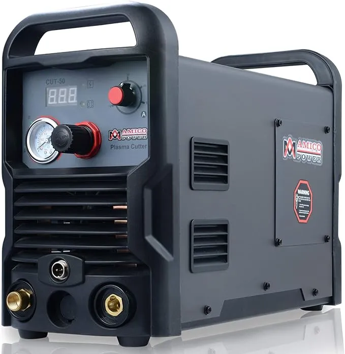 Amico CUT-50 50 Amp Air Plasma Cutter 110/230V Dual Voltage Digital Inverter Cutting Machine