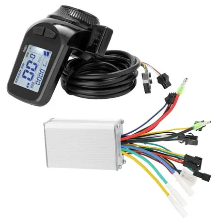 24V-48V36V-60V 350W Motor Brushless Controller LCD Display Panel Thumb Throttle Electric Bicycles Scooter Brushless Controller Kit S886