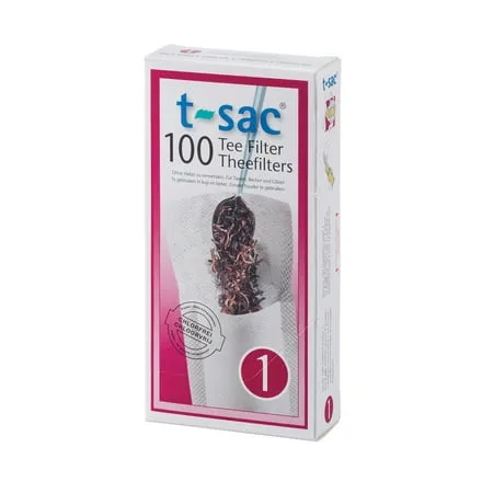 T-Sac Tea Filter Bags Disposable Tea Infuser Number 1-Size 1-Cup Capacity Set of 300