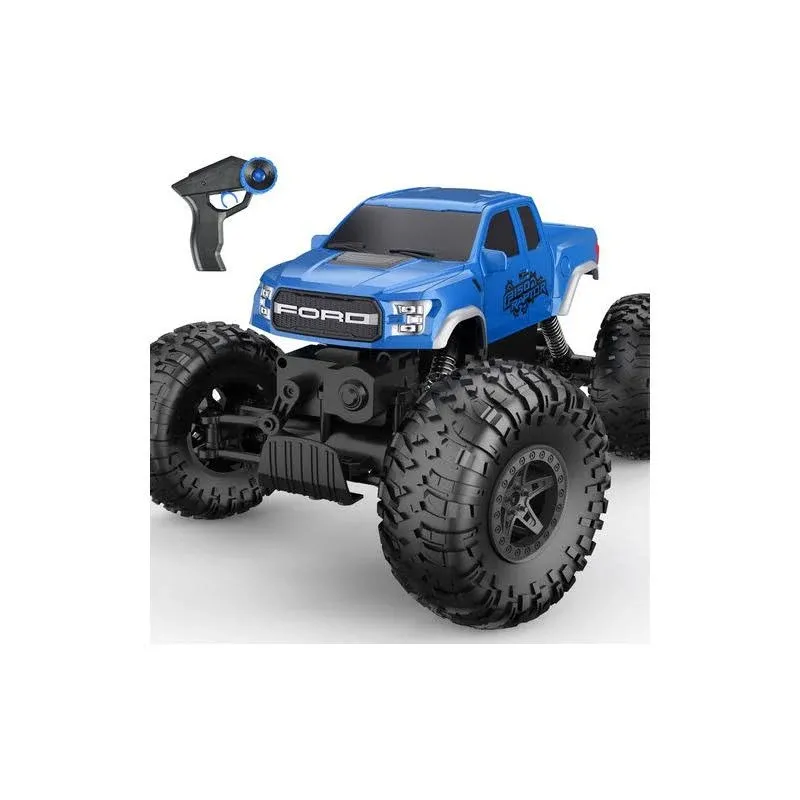 DOUBLE E Ford Raptor F150 RC Car 4WD 2 Motors Monster Trucks for Boys, 11 Inc...