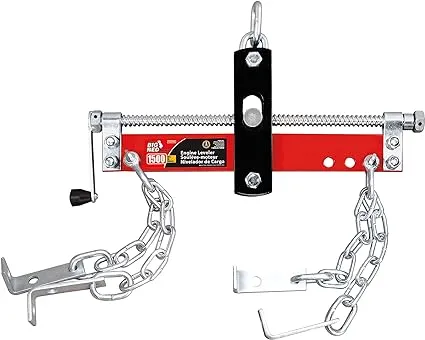 Heavy Duty Engine Hoist Leveler Cherry Picker Shop Crane Load Lift Tool 1500 Lbs