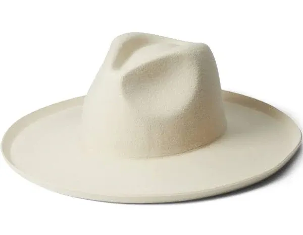 lack of color Hat-  melodic fedora M 57cm ivory