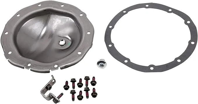 GM Genuine Parts 19333218 Rear Axle Housing Cover Kit with Plug, Brackets, Gasket, and Bolt