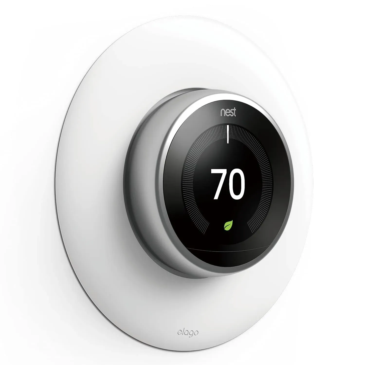 Nest Wall Plate Cover for Nest Learning Thermostat 1st/2nd/3rd Gen-elago®[Whi<wbr/>te]